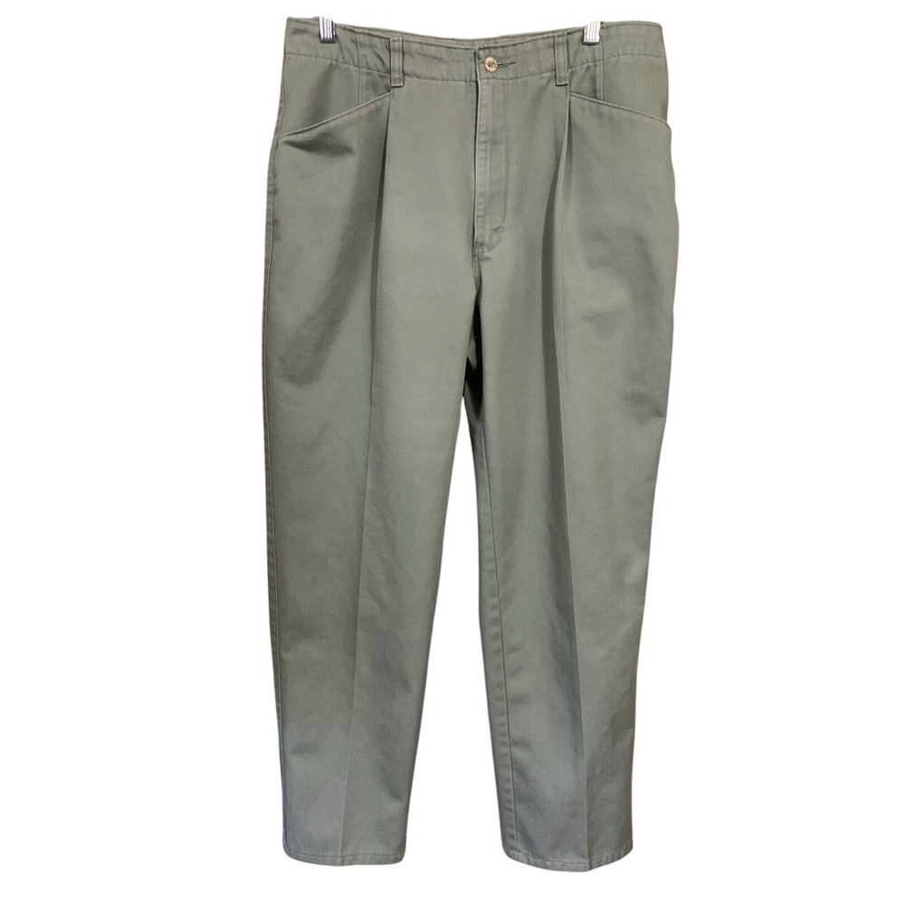Vintage Northern Reflections Vintage Khaki Women's 32x28.5 Sage Pleated RN69778